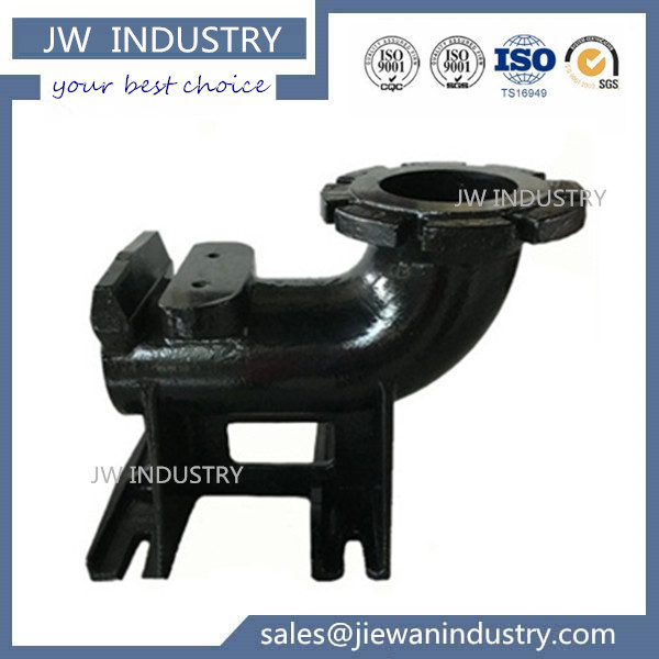 Customized Base Elbow iron casting parts